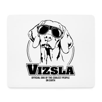VIZSLA les chiens les plus cool disent Wilsigns - Tapis de souris (format paysage) - blanc - Devant