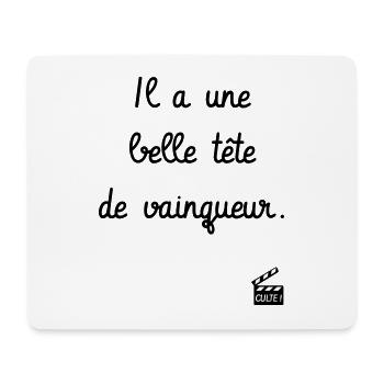 Une belle tête de vainqueur - Le Dîner de cons - Tapis de souris (format paysage) - blanc - Devant