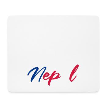 Nepal funny gift idea funny saying - Mouse Pad (horizontal) - white - Front