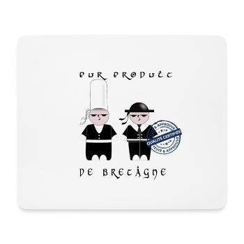 PUR PRODUIT DE BRETAGNE - Tapis de souris (format paysage) - blanc - Devant