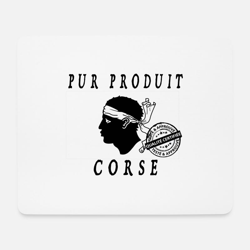 REINES KORSIKA-PRODUKT - Mousepad (Querformat) - Weiß