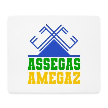 Assegas amegaz - Mousepad (Querformat) - Weiß - Vorne
