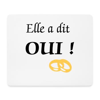 Boxer Homme Humour mariage - Tapis de souris (format paysage) - blanc - Devant