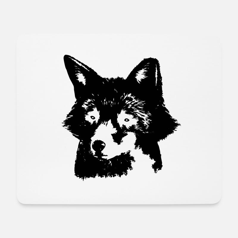 Fox - Mouse Pad (horizontal) - white