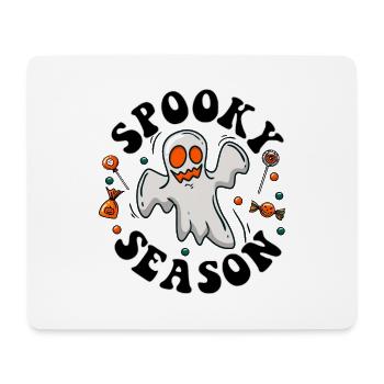 Fantôme Spooky Season Retro Halloween - Tapis de souris (format paysage) - blanc - Devant