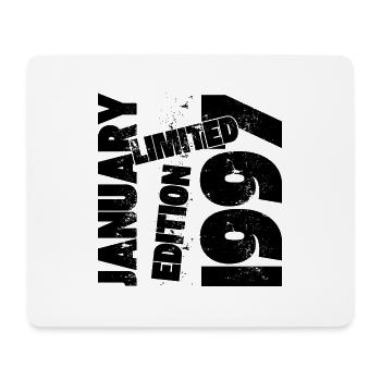 JANUAR 1997 LIMITIERTE AUFLAGE - Mousepad (Querformat) - Weiß - Vorne