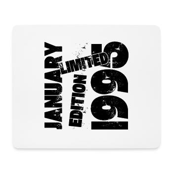 JANUAR 1995 LIMITIERTE AUFLAGE - Mousepad (Querformat) - Weiß - Vorne