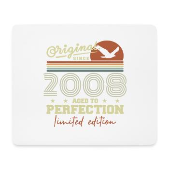 Original 2008 Retro 2008 Geburtstagsgeschenk 2008 - Mousepad (Querformat) - Weiß - Vorne
