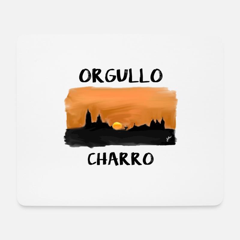 Charro Pride, Salamantino Sonnenuntergangsmalerei - Mousepad (Querformat) - Weiß