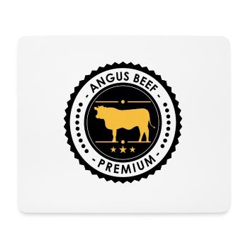 ANGUS BEEF PREMIUM appartient à tous les barbecues - Tapis de souris (format paysage) - blanc - Devant
