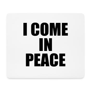 i come in peace im peace couple - Mousepad (Querformat) - Weiß - Vorne