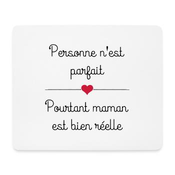 maman - Tapis de souris (format paysage) - blanc - Devant