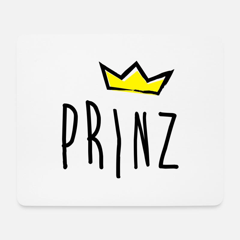prinz - Mousepad (Querformat) - Weiß
