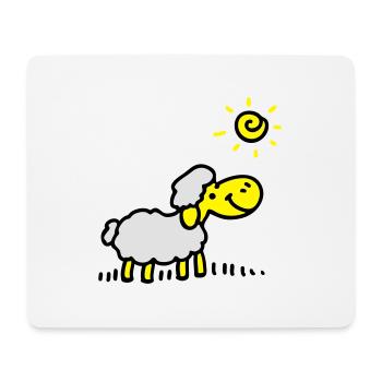 Sheep Sun 3 - Mouse Pad (horizontal) - white - Front
