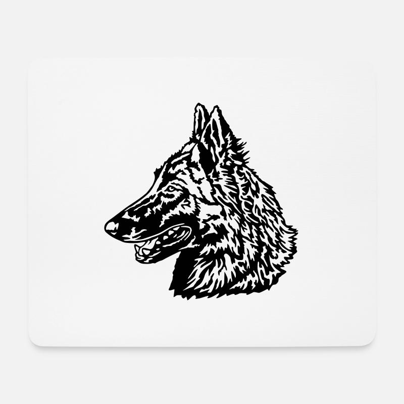 281 Tervueren - Mousepad (Querformat) - Weiß