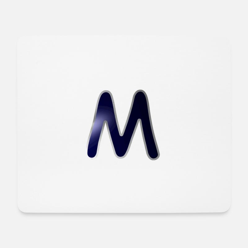 M - Mousepad (Querformat) - Weiß