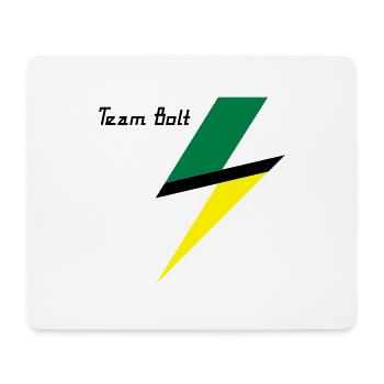 Team Bolt - Mousepad (Querformat) - Weiß - Vorne
