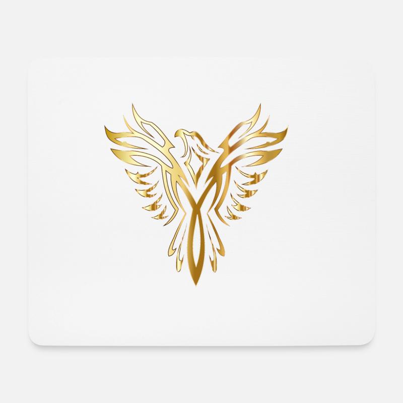 Phoenix - Mousepad (Querformat) - Weiß