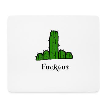Cactus cadeau anniversaire - Tapis de souris (format paysage) - blanc - Devant
