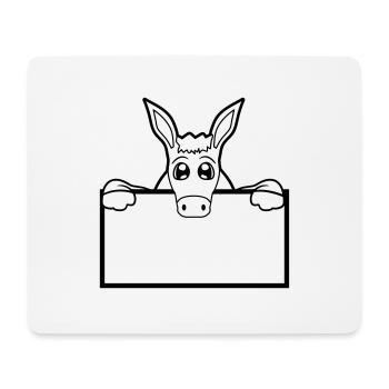 sign wall wall half text field surface write - Mouse Pad (horizontal) - white - Front