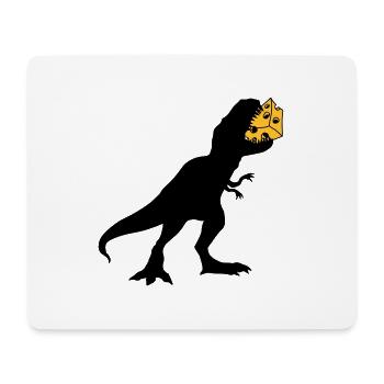 t rex monster dinosaur dinosaur dino meat - Mouse Pad (horizontal) - white - Front