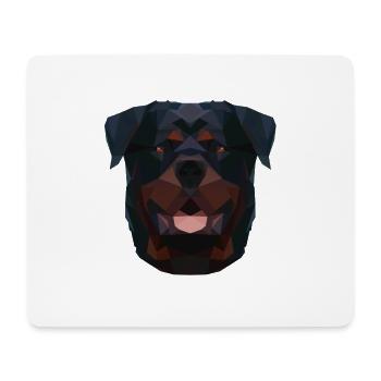 Rottweiler - Mousepad (Querformat) - Weiß - Vorne