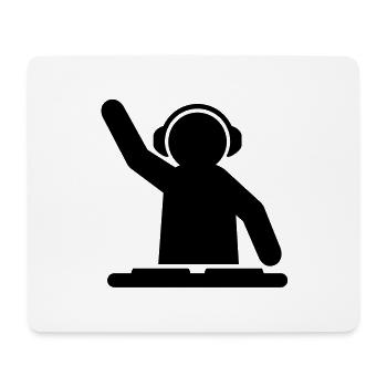 dj_vinyle___f1 - Mousepad (Querformat) - Weiß - Vorne