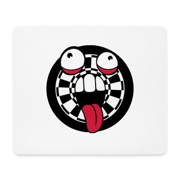 play darts club arrow target crazy g - Mouse Pad (horizontal) - white - Front