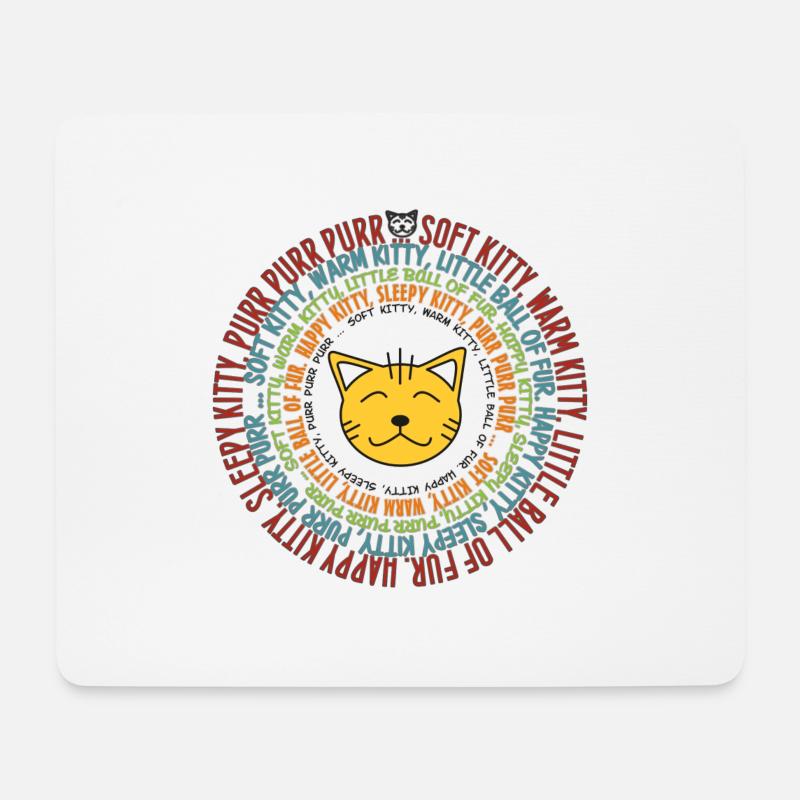 SOFT KITTY SONG - Mousepad (Querformat) - Weiß
