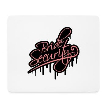 Bride Security - Mouse Pad (horizontal) - white - Front