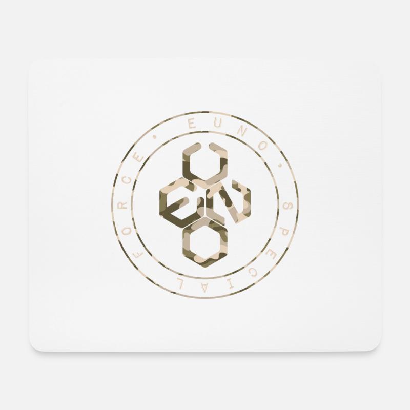Special Force Logo - Mouse Pad (horizontal) - white