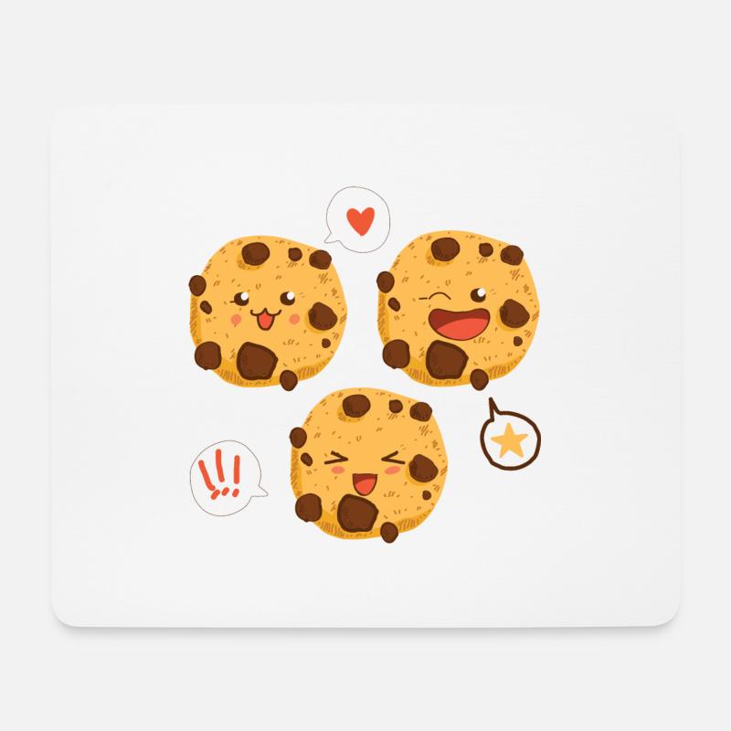 cookie - Mouse Pad (horizontal) - white