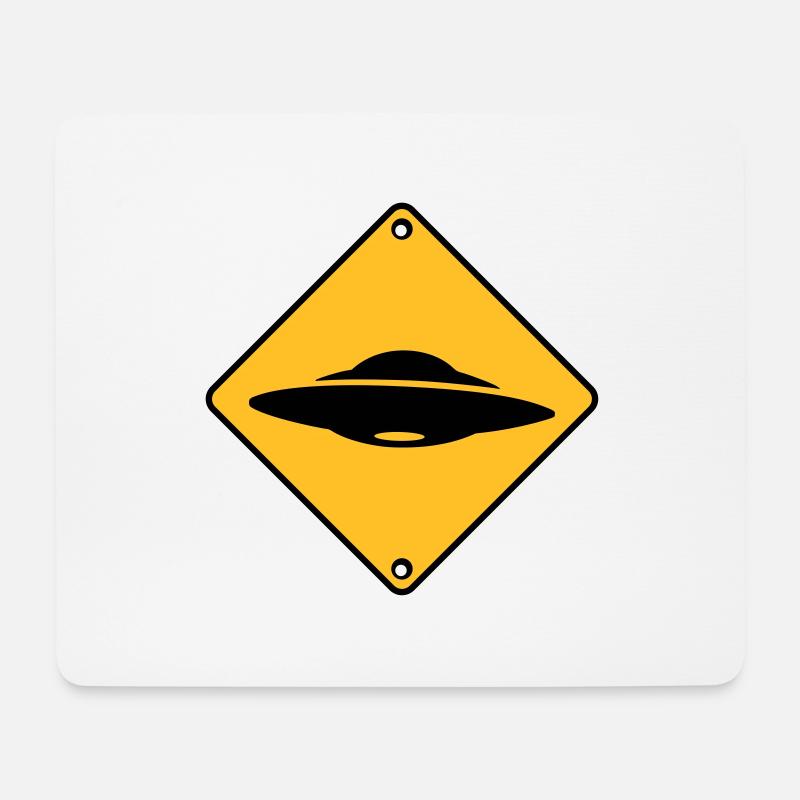 Alien - Mousepad (Querformat) - Weiß