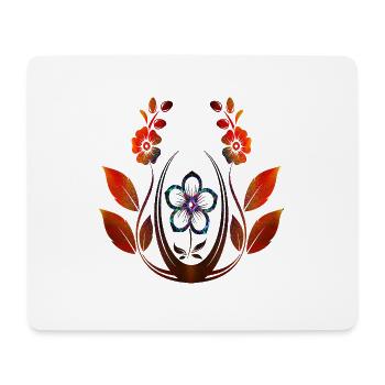 Spring beginning flower - Mouse Pad (horizontal) - white - Front