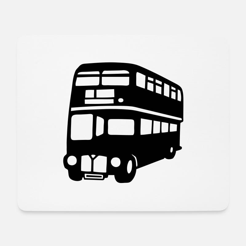 london bus Englischer Bus Londoner Doppeldeckerbus - Mousepad (Querformat) - Weiß