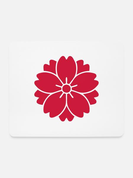 Sakura Anime Kirschblüte - Mousepad (Querformat) - Weiß