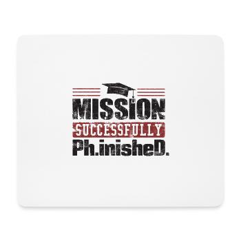 Mission Succsessfully Finished Gift - Mouse Pad (horizontal) - white - Front