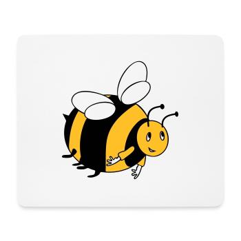 Hummel mit deinen Farben - Mousepad (Querformat) - Weiß - Vorne