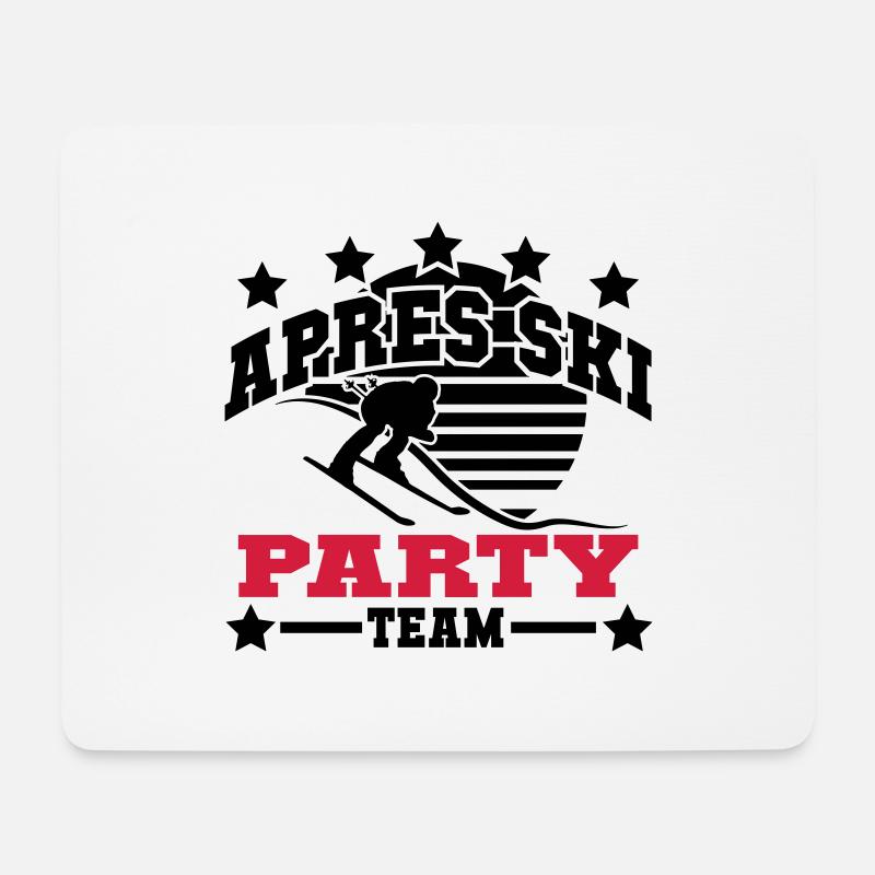 apres_ski_7_2f - Mousepad (Querformat) - Weiß
