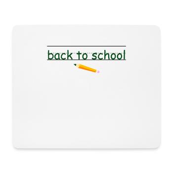 Schule - Mousepad (Querformat) - Weiß - Vorne