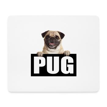 Pug Pug Dog Owner Fashion Dog - Mouse Pad (horizontal) - white - Front