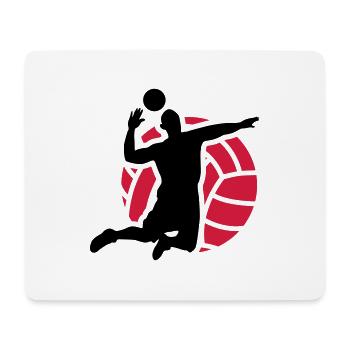 volleyball - Mousepad (Querformat) - Weiß - Vorne