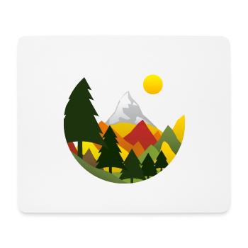 Mountains Mountains Autumn - Mouse Pad (horizontal) - white - Front