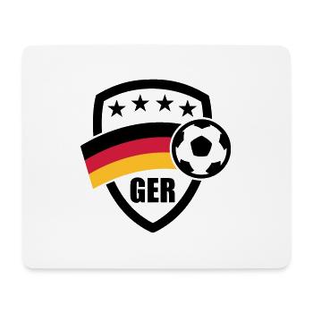 Emblème du football allemand 01 - Tapis de souris (format paysage) - blanc - Devant