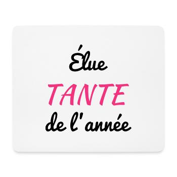 Aunt Aunty Tante Tata Baby Bébé Birth - Mouse Pad (horizontal) - white - Front