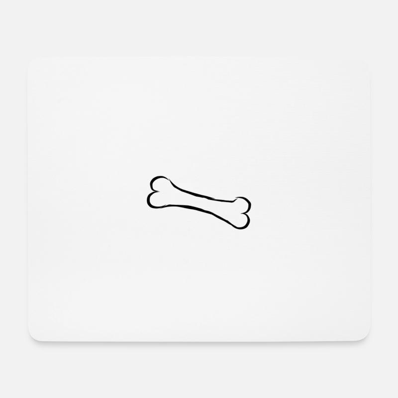 Knochen bone - Mousepad (Querformat) - Weiß