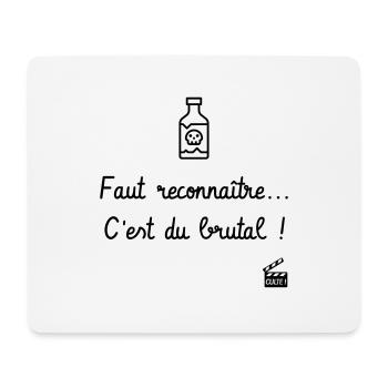 Les Tontons Flingueurs ! Réplique culte - Alcool - Tapis de souris (format paysage) - blanc - Devant
