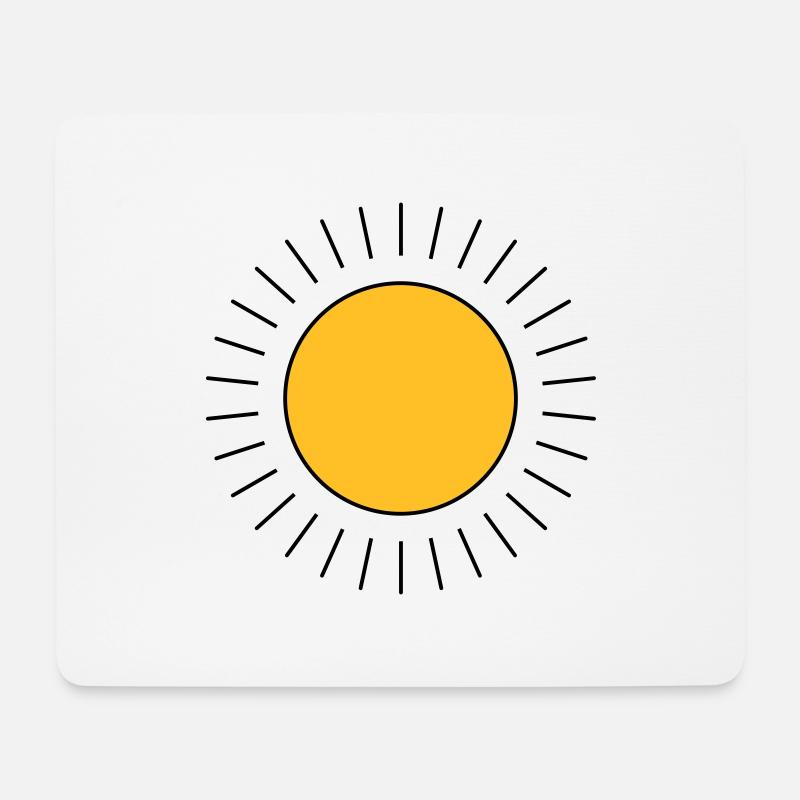 Sun - Mouse Pad (horizontal) - white