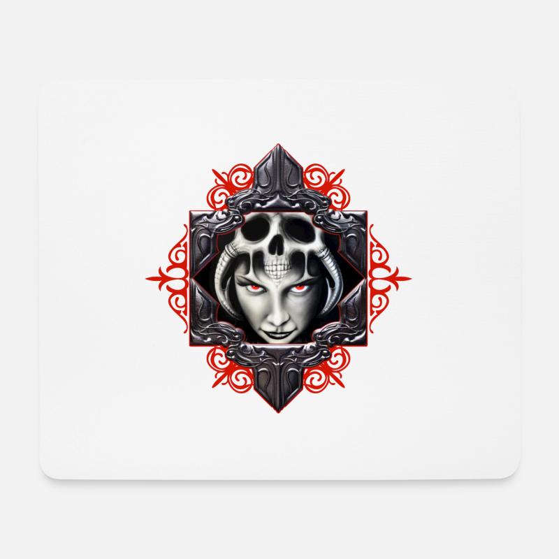 Gothic - Mousepad (Querformat) - Weiß