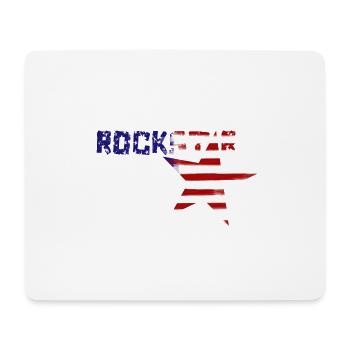 US Rock Star - Mouse Pad (horizontal) - white - Front